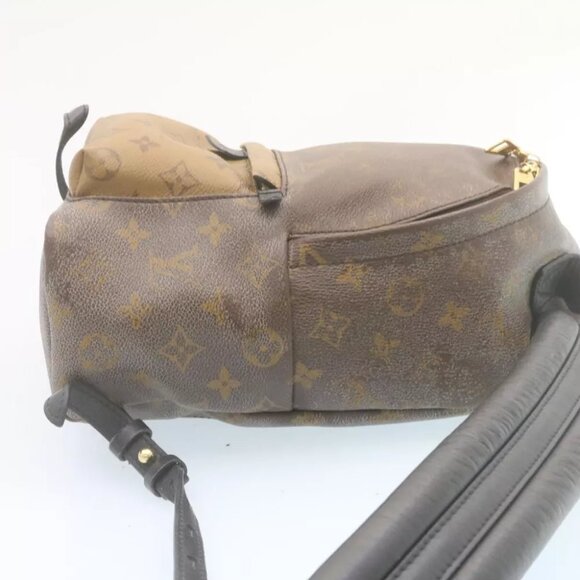 LOUIS VUITTON Monogram Reverse Palm Springs PM Backpack M43116 LV Auth am2170g - Picture 5 of 14